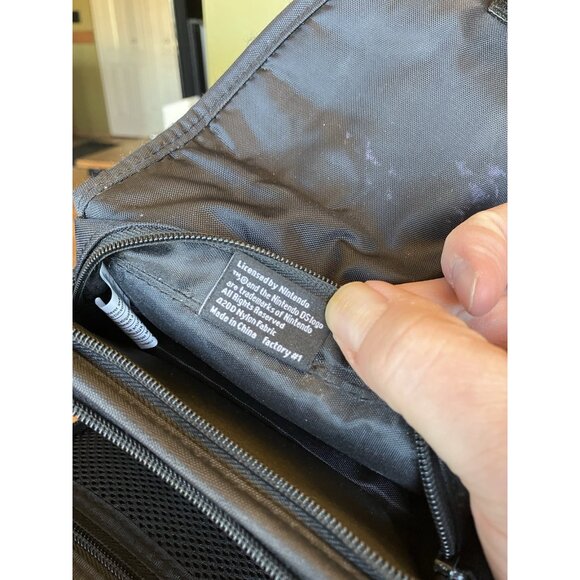 Nintendo 3DS Case Tote Black Cross Body Carrying Organizer Storage - NO STRAP - Picture 12 of 14
